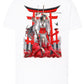 Guerriero Manga Giapponese Manga Anime Fumetti 6013-2 T-shirt Urban Men Uomo 100% Cotone Pettinato JK