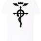 Fullmetal Alchemist Manga Anime Fumetti 6014-2 T-shirt Urban Men Uomo 100% Cotone Pettinato JK