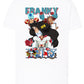 Of Franky Manga Anime Fumetti 6018-12 T-shirt Urban Men Uomo 100% Cotone Pettinato JK