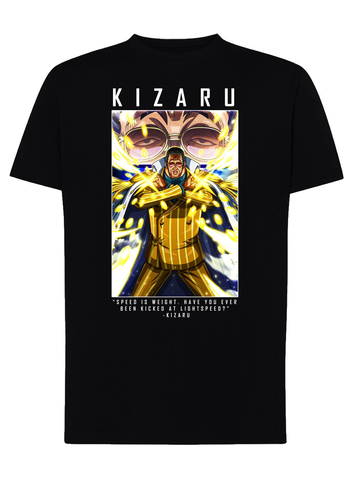 Of Kizaru Manga Anime Fumetti 6018-21 T-shirt Urban Men Uomo 100% Cotone Pettinato JK