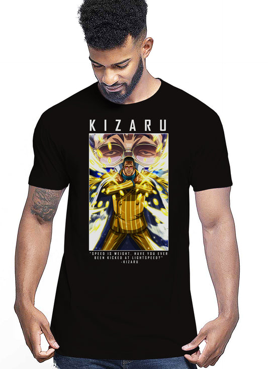 Of Kizaru Manga Anime Fumetti 6018-21 T-shirt Urban Men Uomo 100% Cotone Pettinato JK