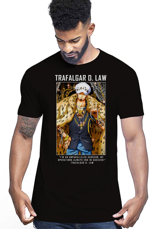 Of Law Manga Anime Fumetti 6018-23 T-shirt Urban Men Uomo 100% Cotone Pettinato JK