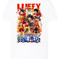 Of Luffy Manga Anime Fumetti 6018-28 T-shirt Urban Men Uomo 100% Cotone Pettinato JK