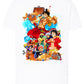 Of Luffy 3 Manga Anime Fumetti 6018-30 T-shirt Urban Men Uomo 100% Cotone Pettinato JK