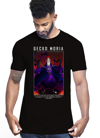 Of Gecko Moria Anime Manga Fumetti 6018-34 T-shirt Urban Men Uomo 100% Cotone Pettinato JK