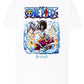 Of One Piece Brook Manga Anime Fumetti 6018-53 T-shirt Urban Men Uomo 100% Cotone Pettinato JK