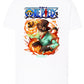 Of One Piece Sabo Manga Anime Fumetti 6018-54 T-shirt Urban Men Uomo 100% Cotone Pettinato JK