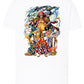 Of Captain Manga Anime Fumetti 6018-6 T-shirt Urban Men Uomo 100% Cotone Pettinato JK