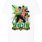 Of One Piece Zoro Manga Anime Fumetti 6018-76 T-shirt Urban Men Uomo 100% Cotone Pettinato JK