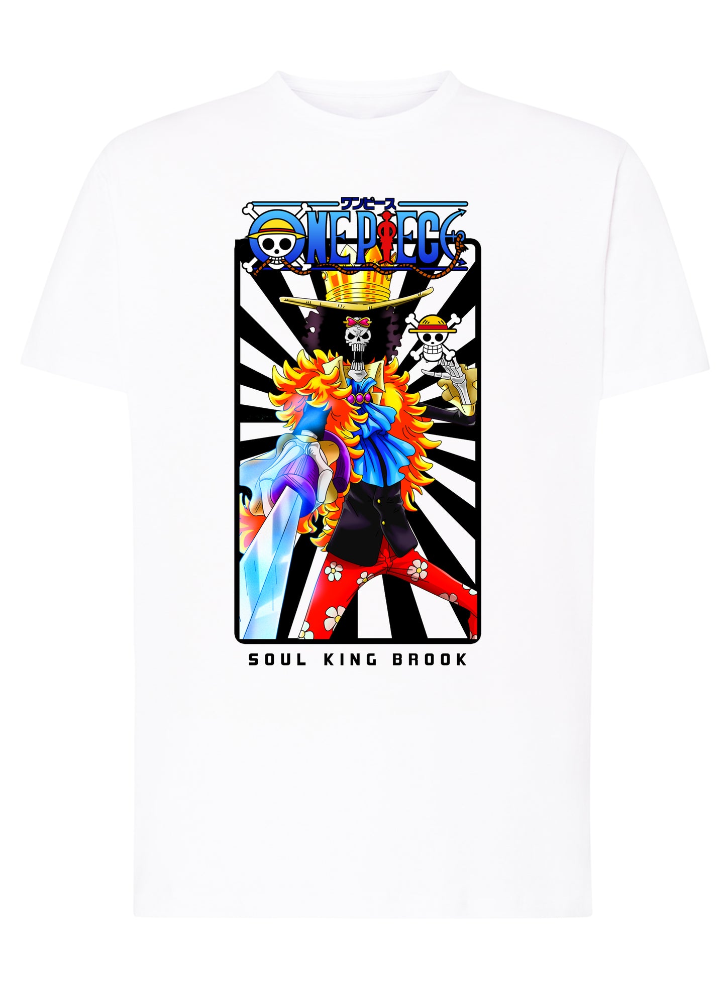 Of One Piece MegaBundle Manga Anime Fumetti 6018-78 T-shirt Urban Men Uomo 100% Cotone Pettinato JK