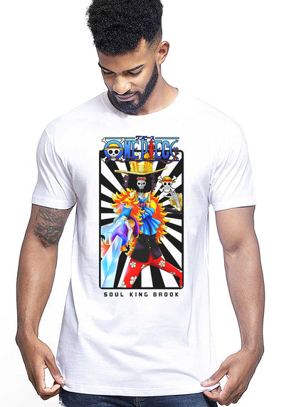 Of One Piece MegaBundle Manga Anime Fumetti 6018-78 T-shirt Urban Men Uomo 100% Cotone Pettinato JK