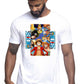 One Piece Manga Anime Fumetti 6018 T-shirt Urban Men Uomo 100% Cotone Pettinato JK