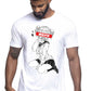 Waifu Sexy Manga Anime Fumetti 6022 T-shirt Urban Men Uomo 100% Cotone Pettinato JK