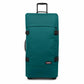 Eastpak TRANVERZ L Suitcase, 79 x 40 x 33 cm, 121 L, Black Denim, Tranverz L - STREET STYLE