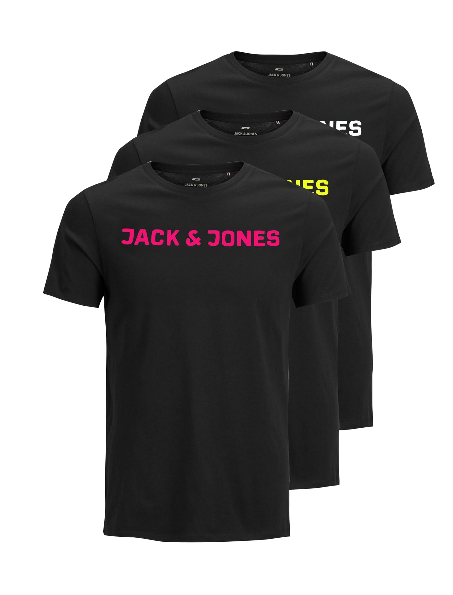 JACK & JONES T-Shirt 3-Pack Logo O-Neck T-Shirt
