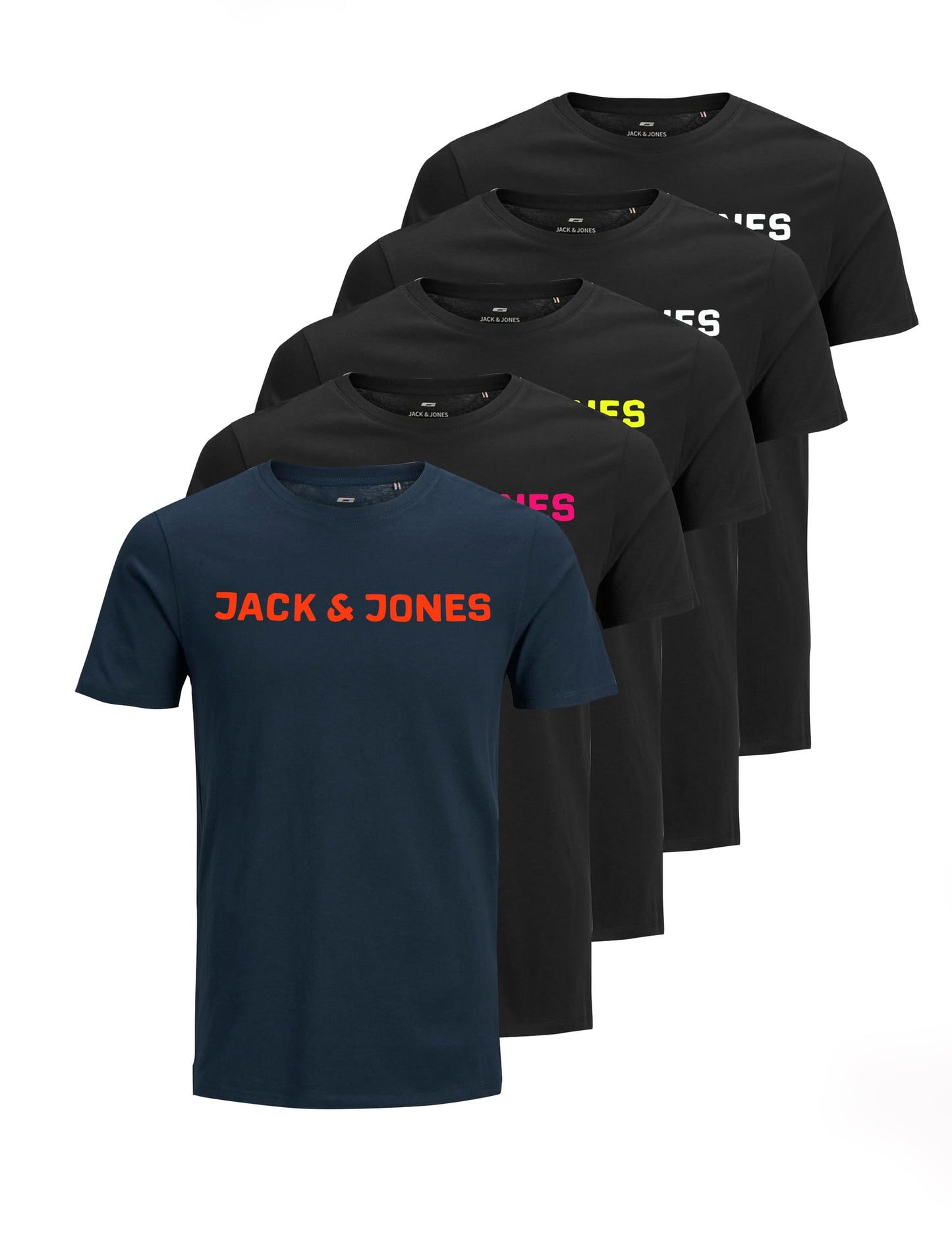 JACK & JONES T-Shirt 3-Pack Logo O-Neck T-Shirt