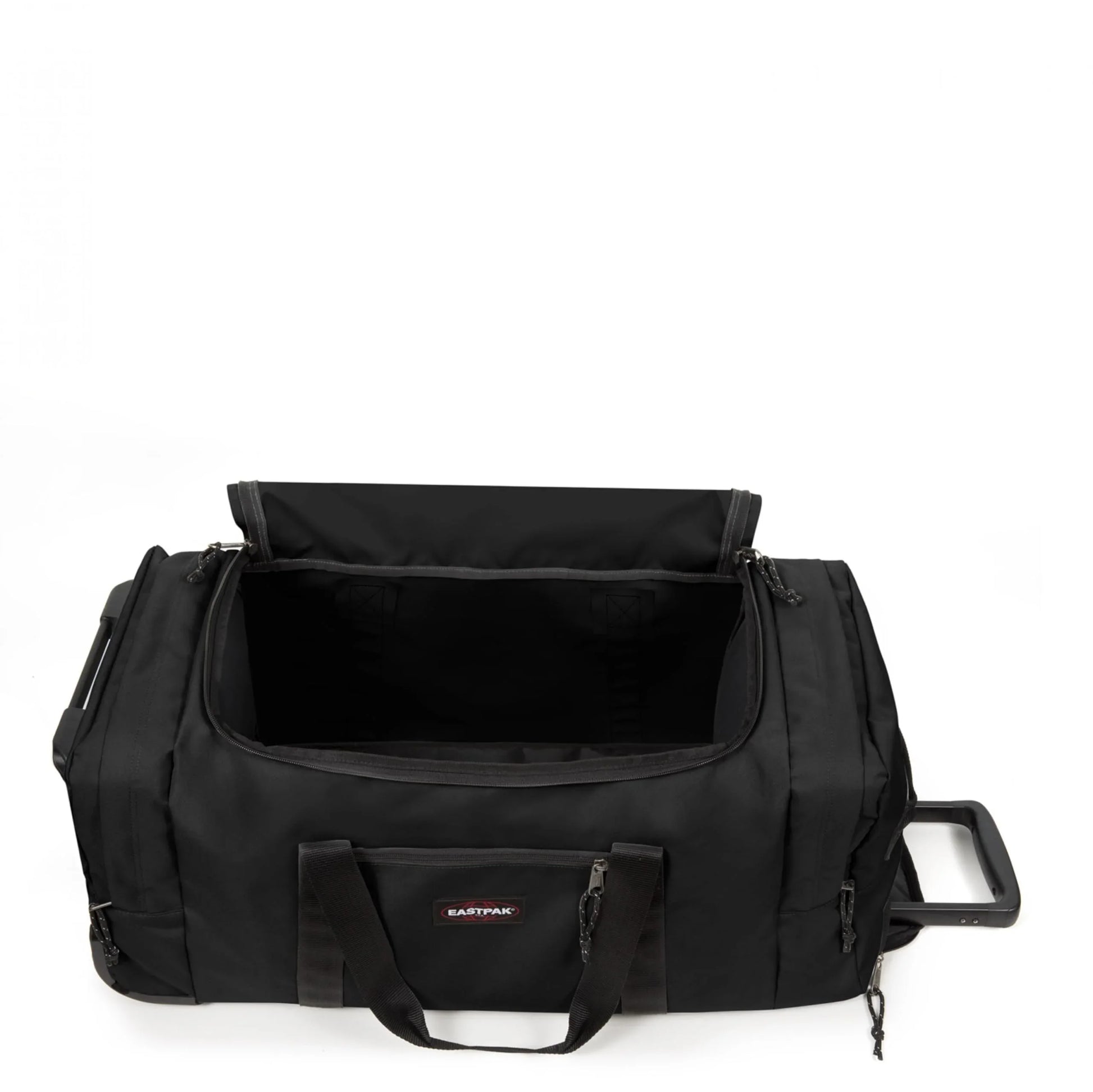 Eastpak Leatherface L + Duffel Bag, 86.5 x 36.5 x 38 cm, 104 L, Black, leatherface s+ - STREET STYLE