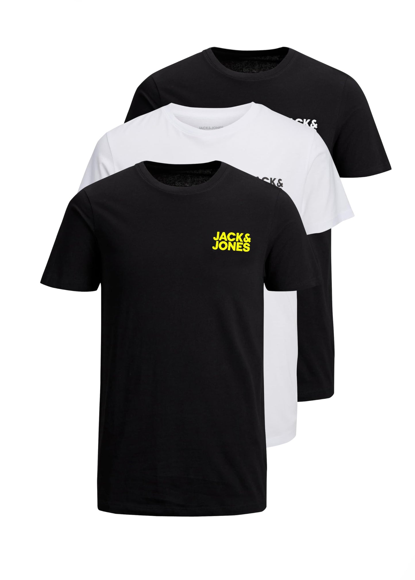 JACK & JONES T-Shirt 3-Pack Logo O-Neck T-Shirt