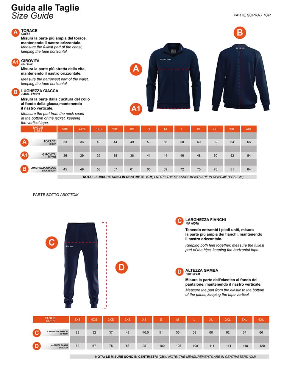 GIVOVA Visa Luxury Unisex Adult Tracksuit