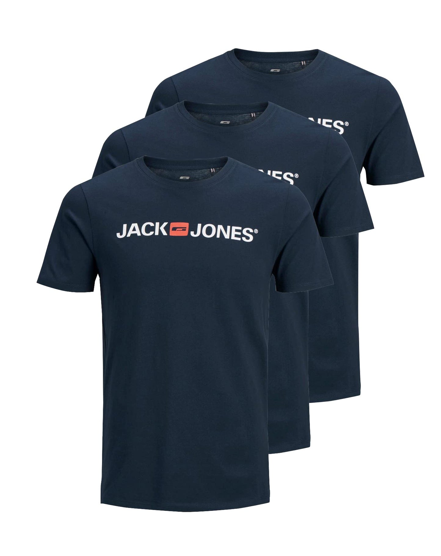 JACK & JONES T-Shirt 3-Pack Logo O-Neck T-Shirt