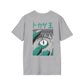 Look at me Human - Japanese Horror - Unisex T-Shirt - Back Print-8
