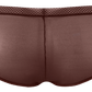 Sheer See Through Shorts Panty Gossard Glossies Brown-3