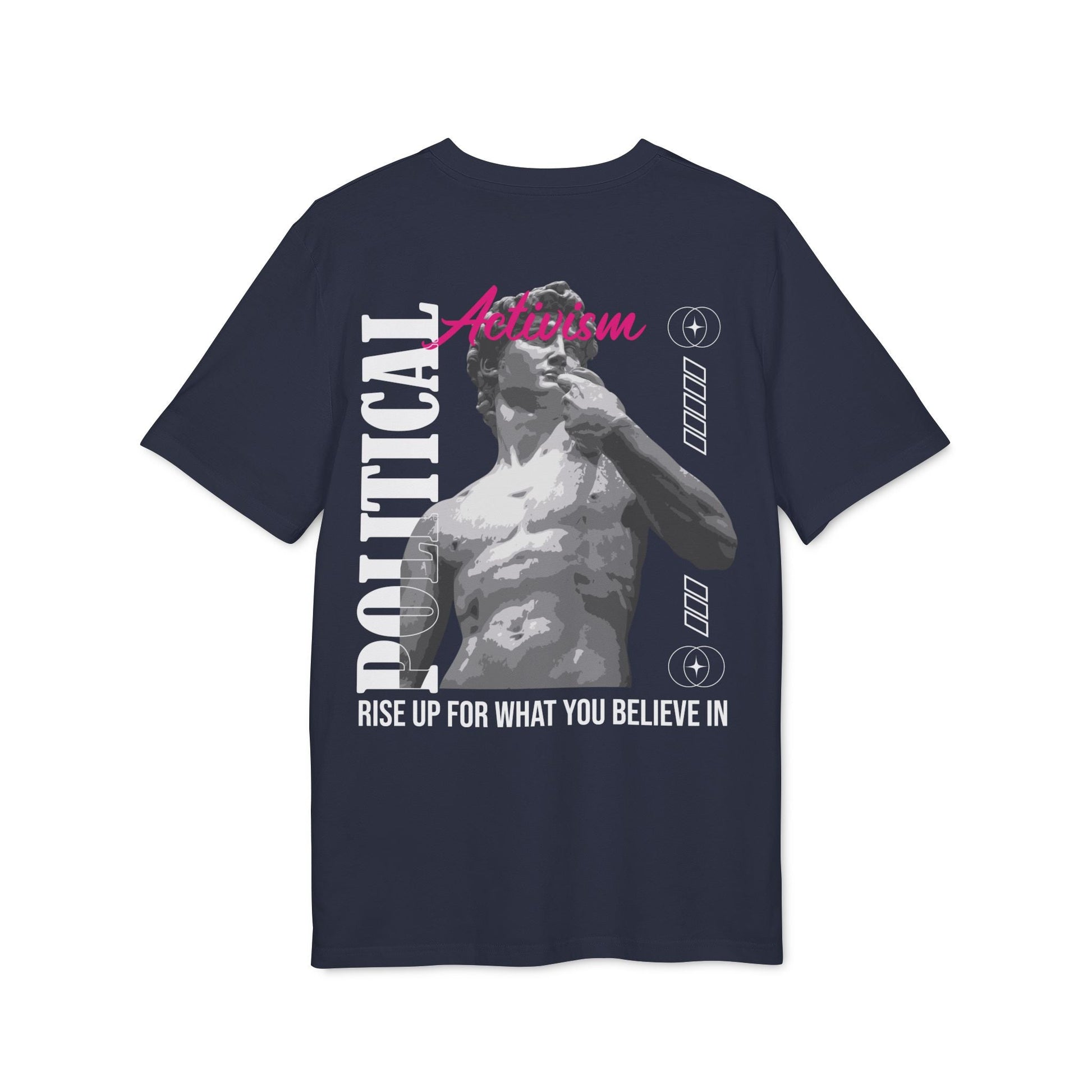 Political Activism - Gods Way - Premium Bio Unisex T-Shirt - Back Print-5