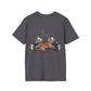 Tiger - Quirky Collage - Unisex T-Shirt - Back Print-1