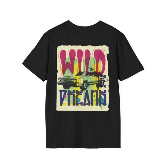 Tuning Car - Urban Graffiti - Unisex T-Shirt - Back Print-0