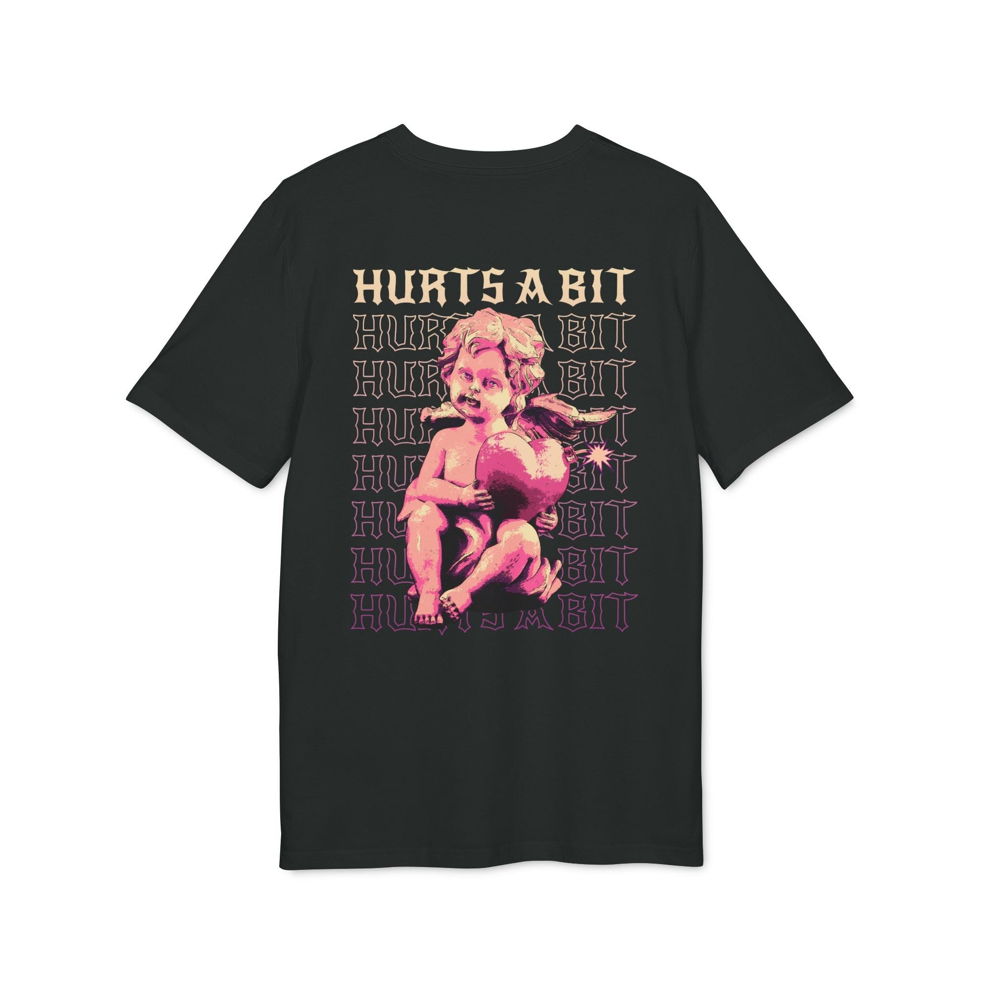 Hurts a Bit - Gods Way - Premium Bio Unisex T-Shirt - Back Print-0