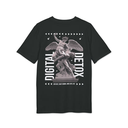 Digital Detox - Gods Way - Premium Bio Unisex T-Shirt - Back Print-0