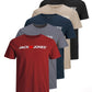 JACK & JONES T-Shirt 3-Pack Logo O-Neck T-Shirt