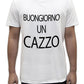 Unisex T-Shirt Short Sleeve T-Shirt with Funny Phrases Funny Joke Funny Print (M, St Oca ZZO STOCAZZO STOCAZZO SIMPATICA REBUS)