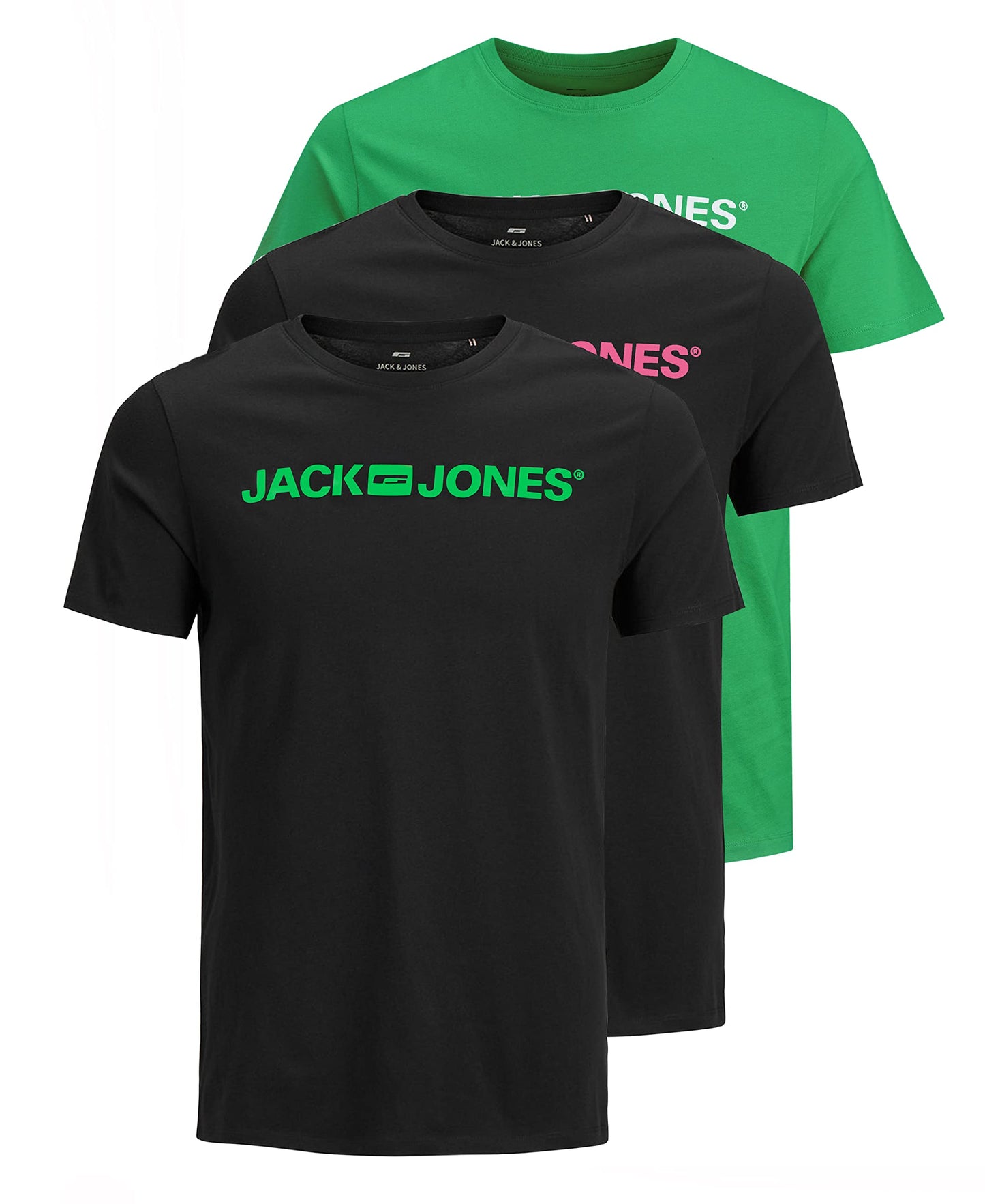 JACK & JONES T-Shirt 3-Pack Logo O-Neck T-Shirt