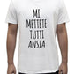 Unisex T-Shirt Short Sleeve T-Shirt with Funny Phrases Funny Joke Funny Print (M, St Oca ZZO STOCAZZO STOCAZZO SIMPATICA REBUS)