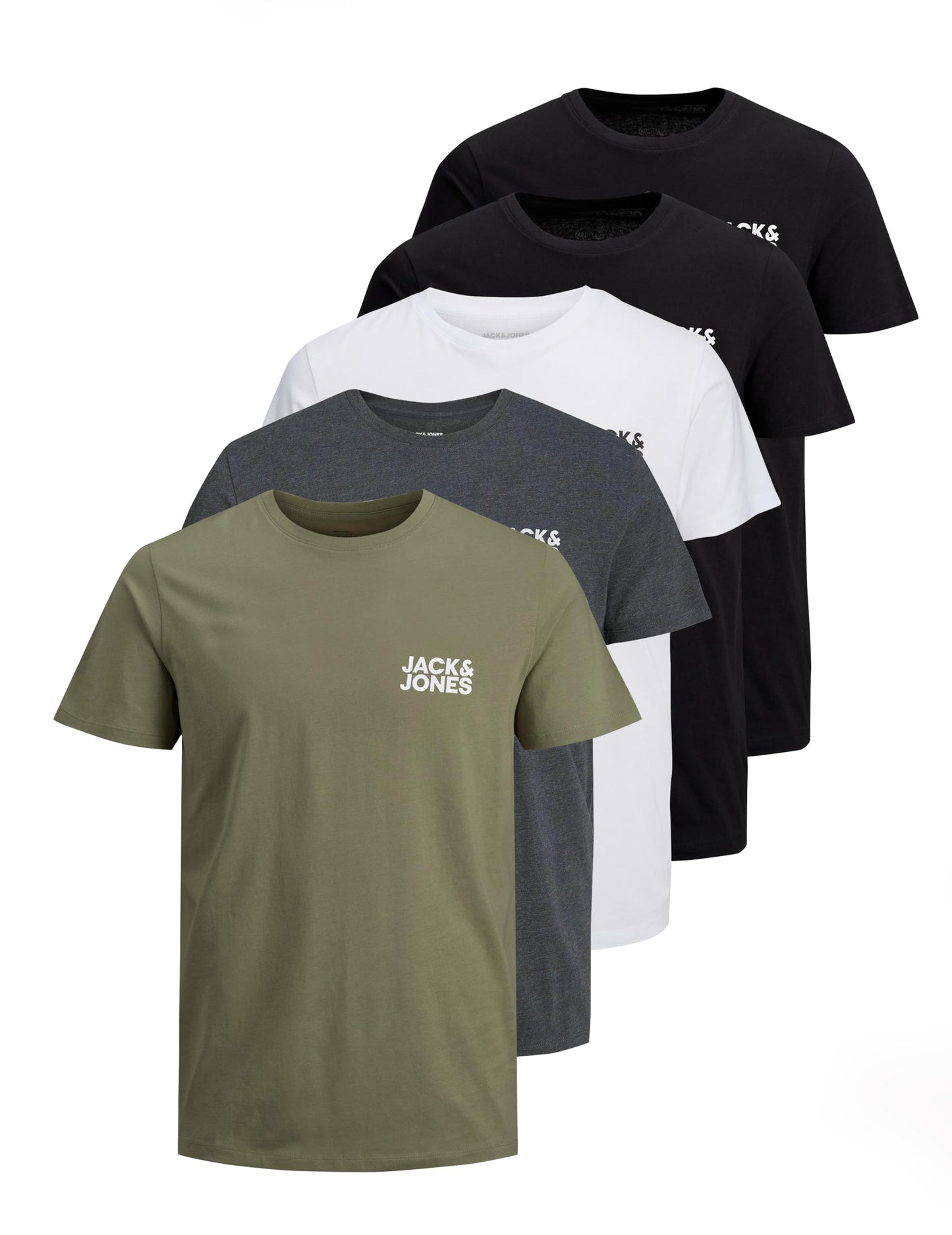JACK & JONES T-Shirt 3-Pack Logo O-Neck T-Shirt