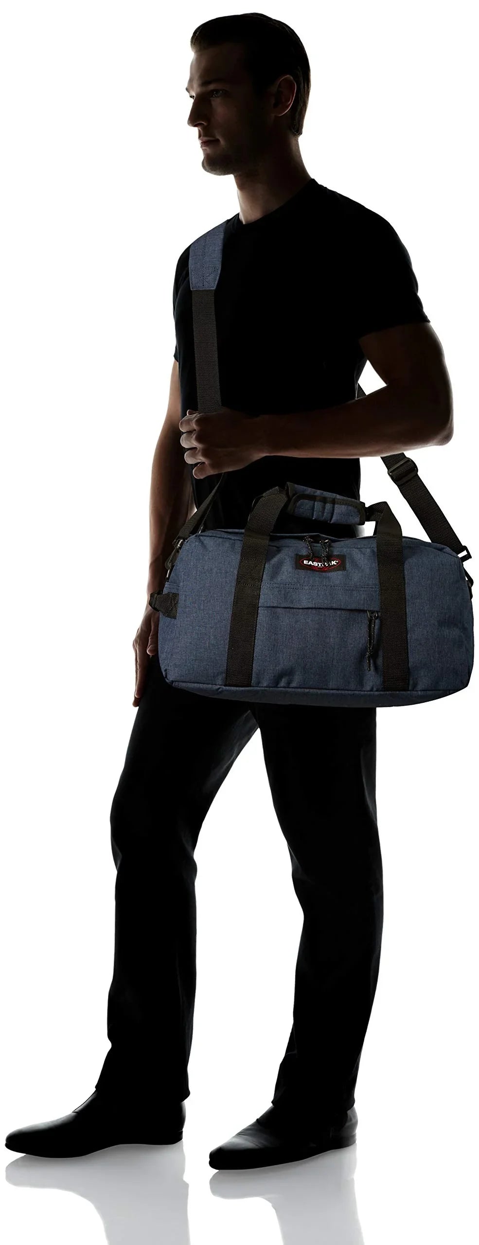 EASTPAK compact + compact+, 44 cm, 24 l, Black, Compact + - STREET STYLE