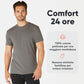FM London Pack of 3/5 Men's T-Shirt - Premium T-Shirt with Slightly Fitted Design - Super Soft T-Shirt Made of 100% Cotton