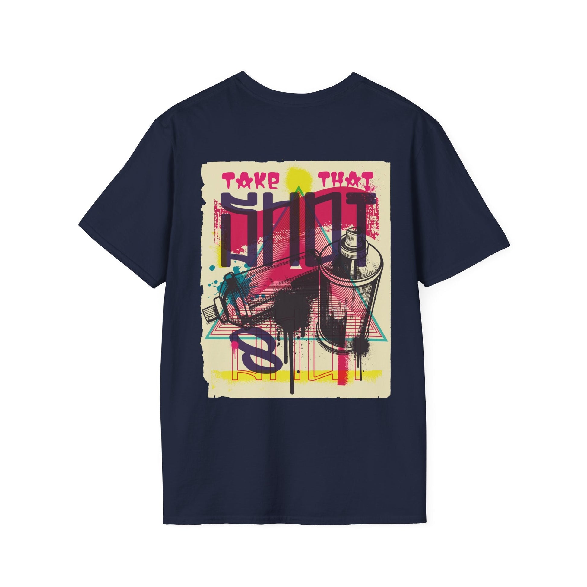 Spray Paint - Urban Graffiti - Unisex T-Shirt - Back Print-2