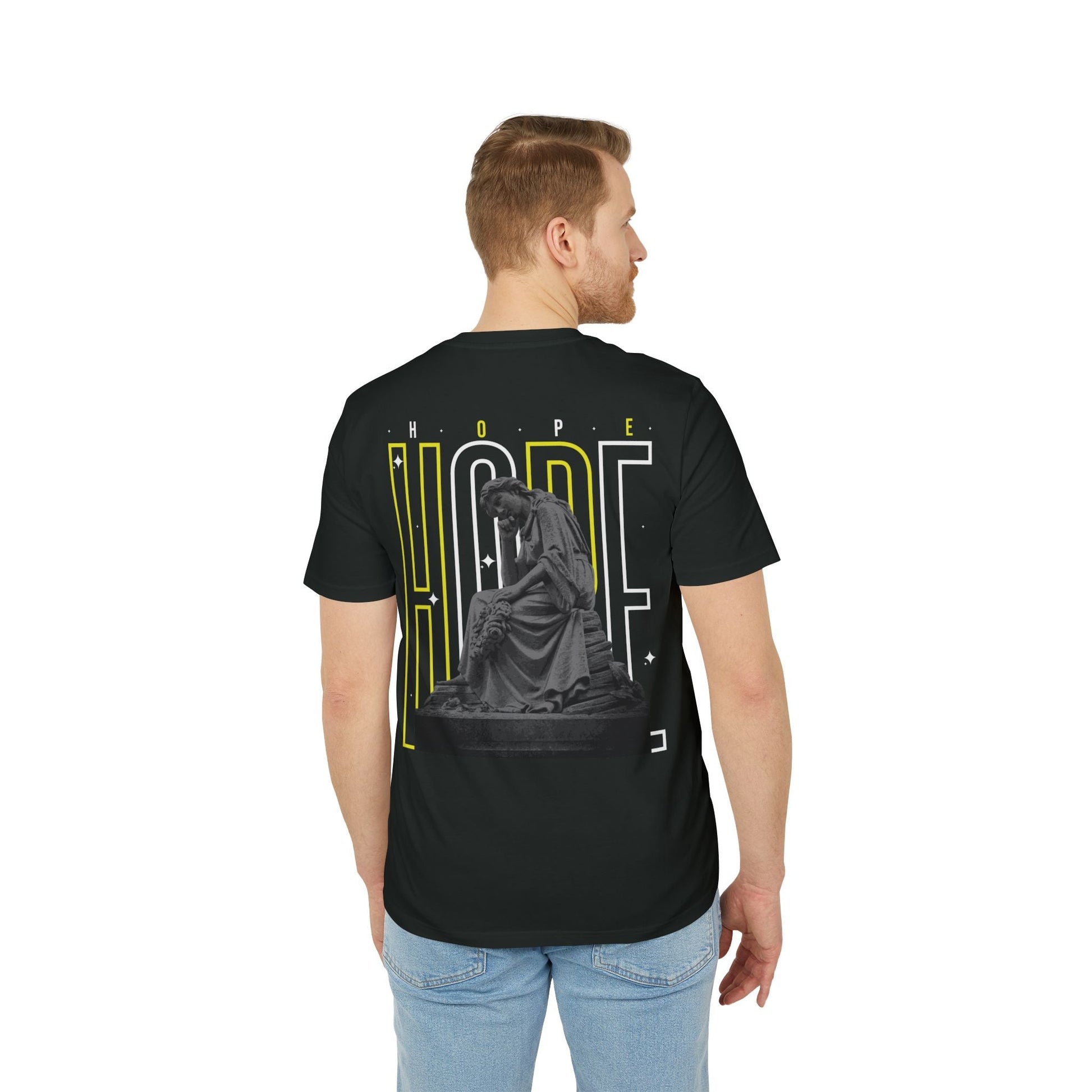 Hope - Gods Way - Premium Bio Unisex T-Shirt - Back Print-4