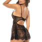 Stunning Deep Plunge Babydoll Mapale Temptation-1