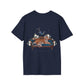 Tiger - Quirky Collage - Unisex T-Shirt - Back Print-2