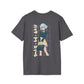 Anime School Girl - Anime World - Unisex T-Shirt - Back Print-1