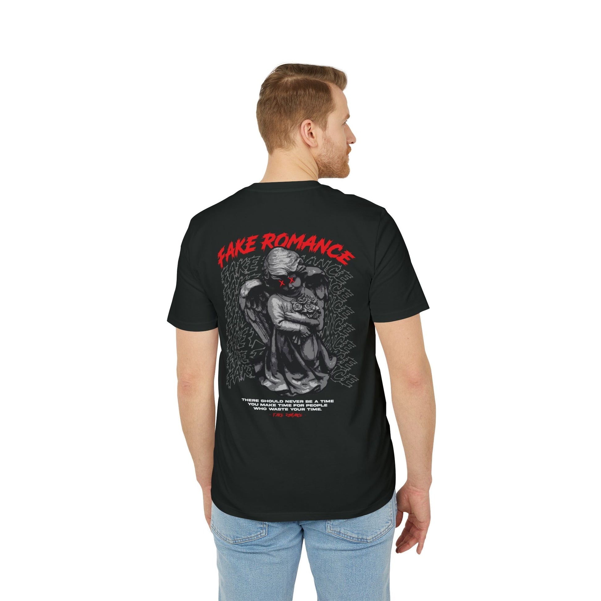 Fake Romance - Gods Way - Premium Bio Unisex T-Shirt - Back Print-4