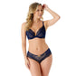Gossard Superboost Lace Short Panty Midnight Blue Gold-4