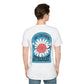 High functioning introvert - Antisocial Retro - Unisex T-Shirt - Back Print-4