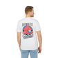 Allergic to Bullshit - Antisocial Retro - Premium Bio Unisex T-Shirt - Back Print-4