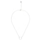 Round Pendant Pave Necklace-3