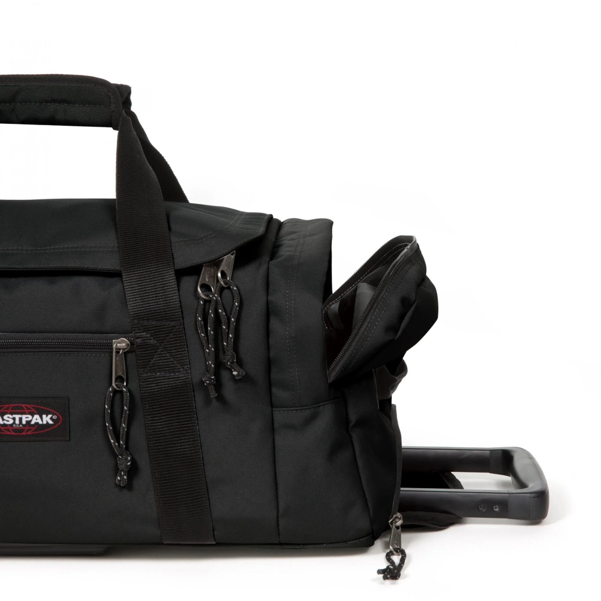 Eastpak Leatherface L + Duffel Bag, 86.5 x 36.5 x 38 cm, 104 L, Black, leatherface s+ - STREET STYLE