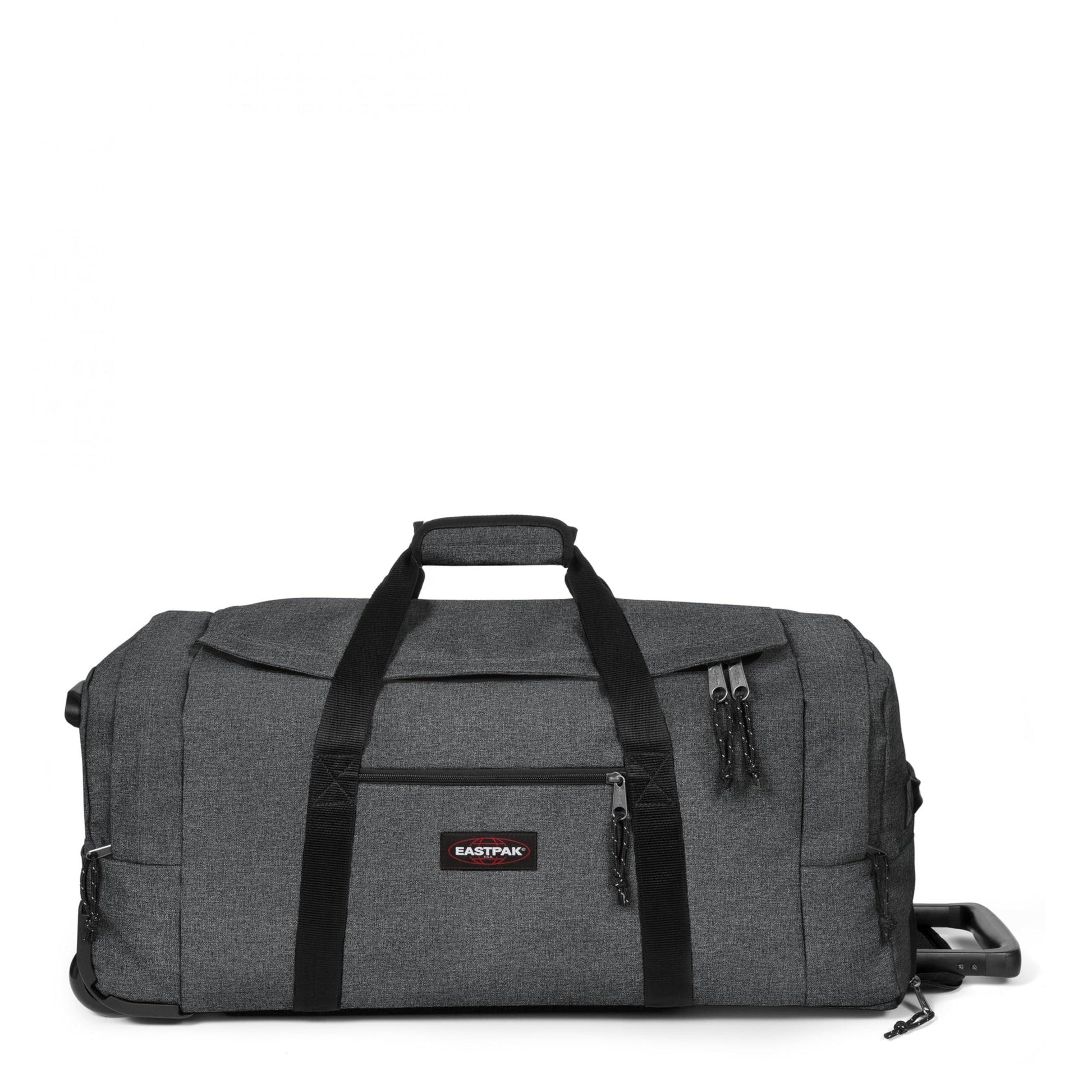 Eastpak Leatherface L + Duffel Bag, 86.5 x 36.5 x 38 cm, 104 L, Black, leatherface s+ - STREET STYLE